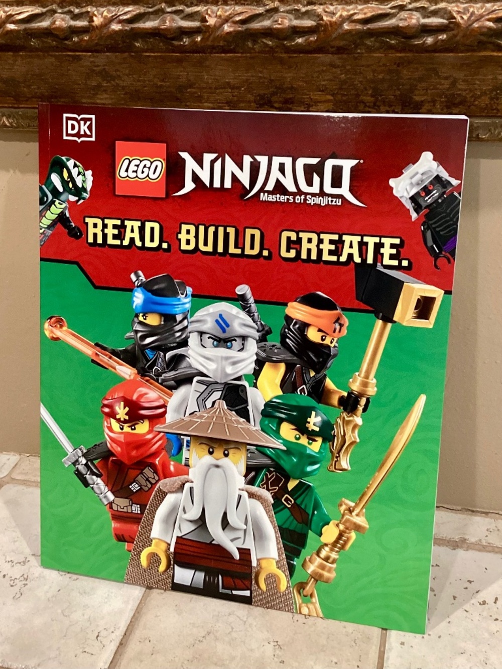 LEGO Ninjago Masters of Spinjitzu Read. Build. Create. 128 Page Soft Cover Book
